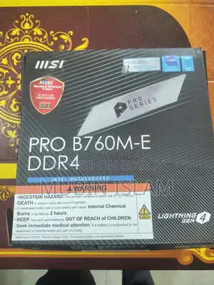 Msi Pro B760m-E Ddr4 B760 Motherboard | Lga1700 | 12th/13th/14th Gen