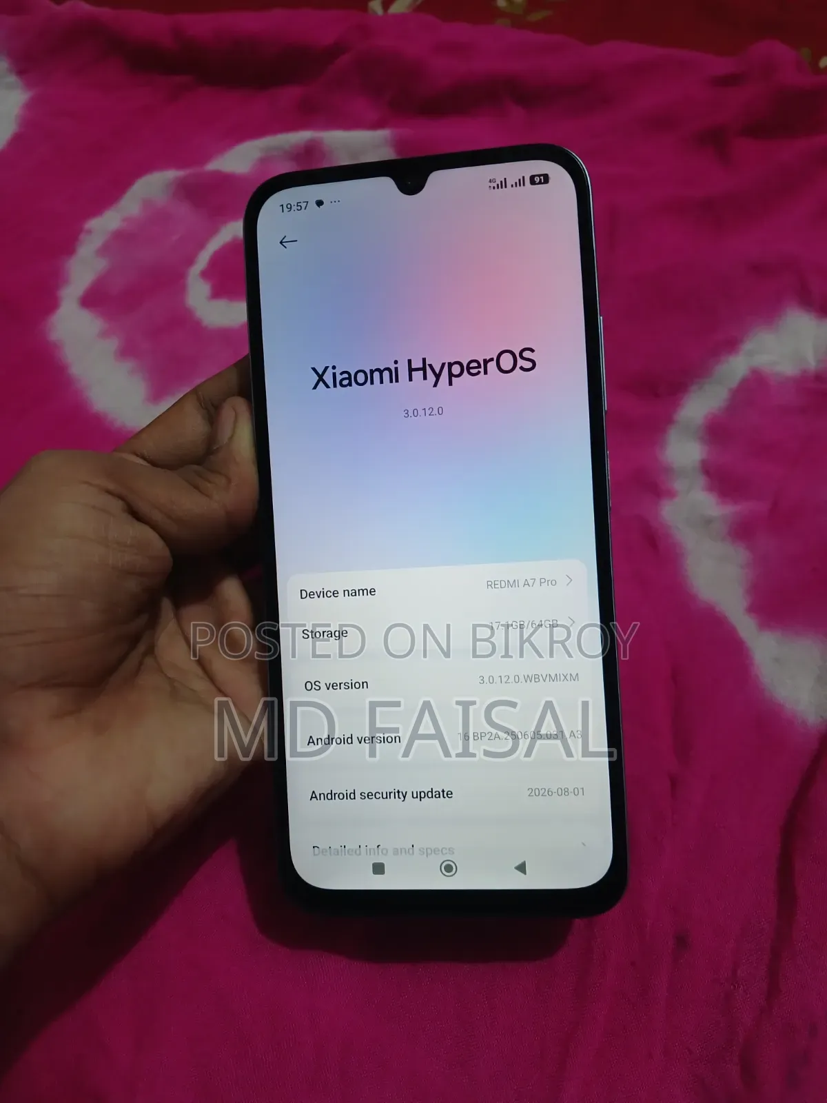 Xiaomi Redmi A7 Pro 64 GB Silver