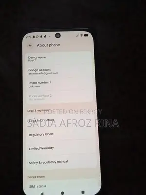 Google Pixel 7 128 GB Black