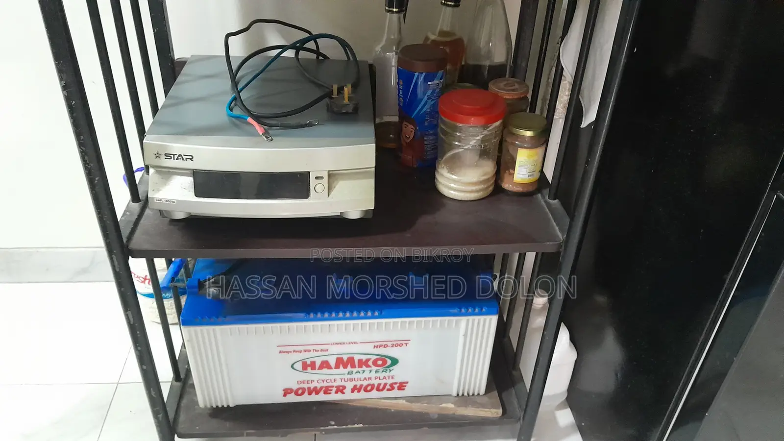 HAMKO ব্যাটারি(২০০Ah )ও IPS(1000VA )-সচল অবস্থায় বিক্রি