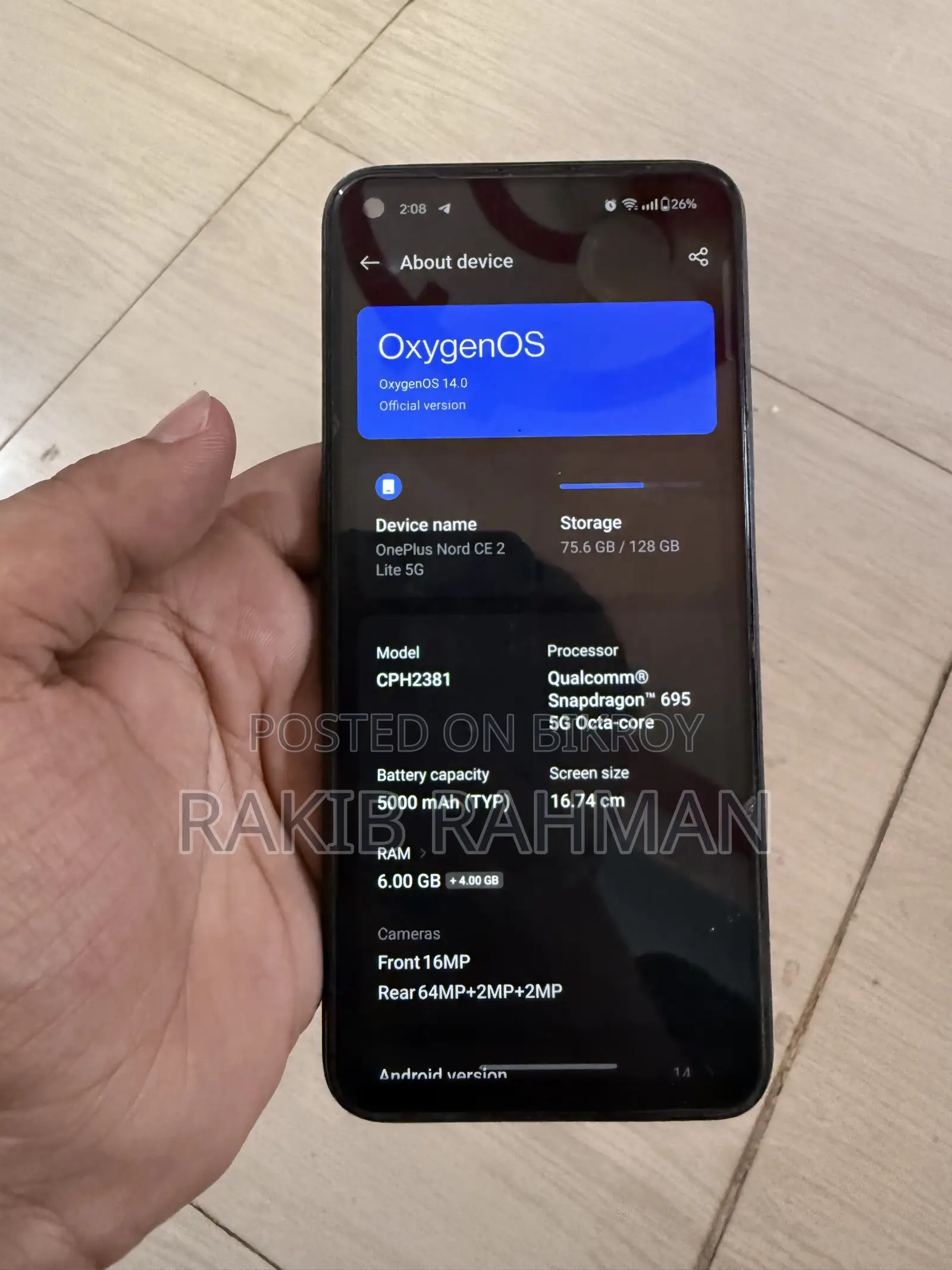 OnePlus Nord CE 2 Lite 5G 128 GB Black