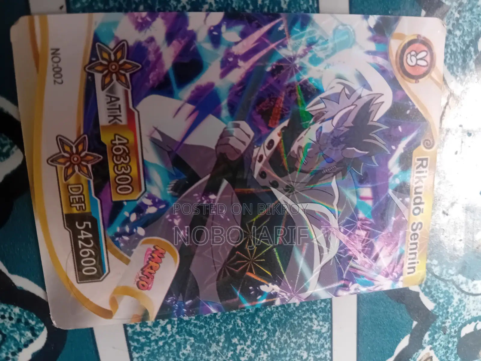 Naruto card sell