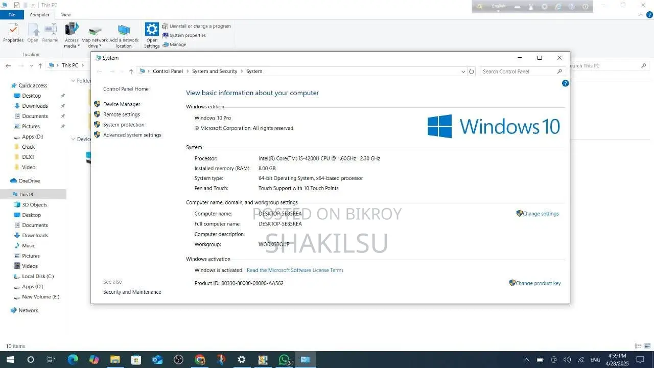 Laptop HP Envy M6 8GB Intel Core i5 SSD 256GB