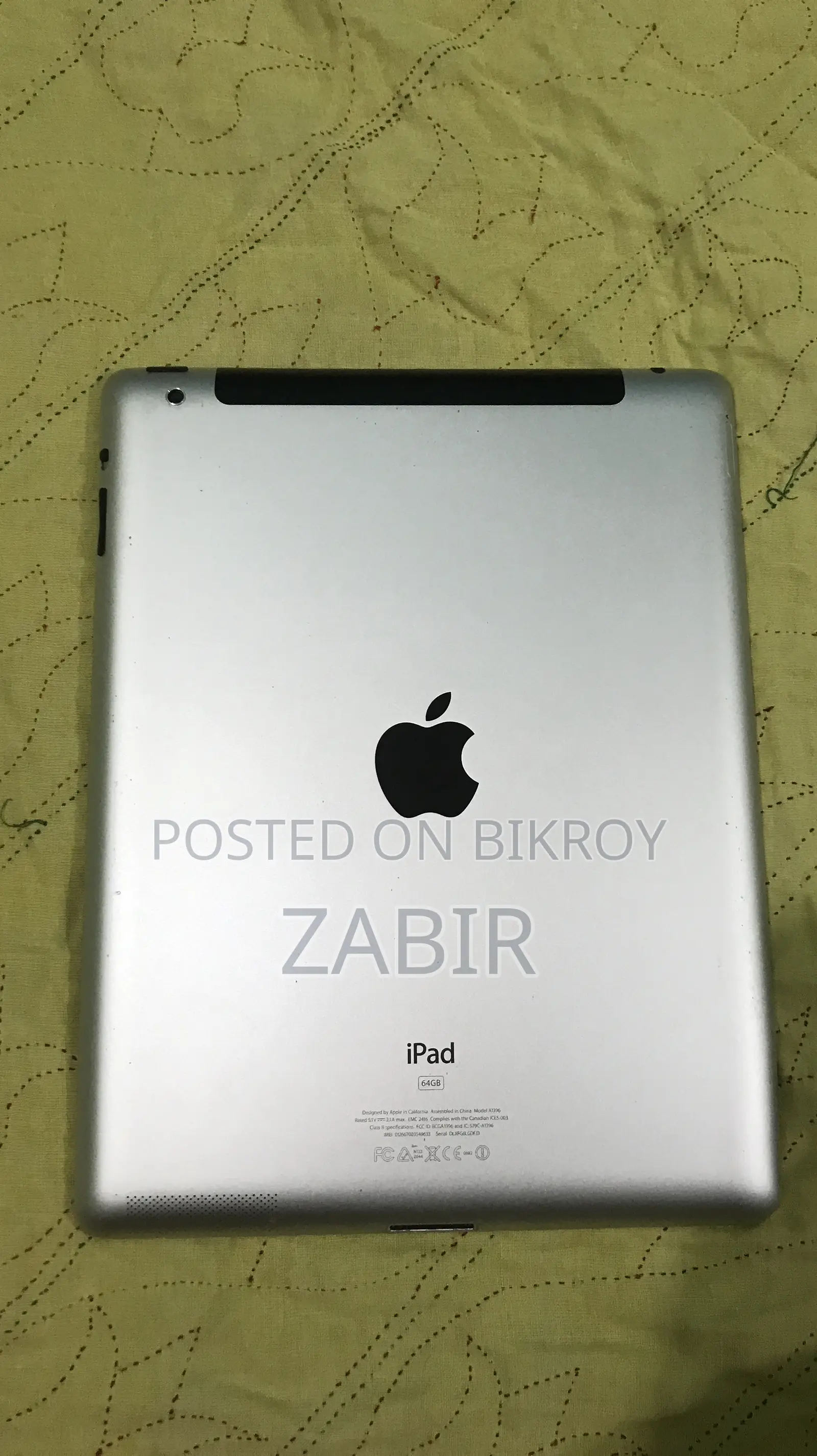 Apple iPad 2 Wi-Fi + 3G 64 GB Silver