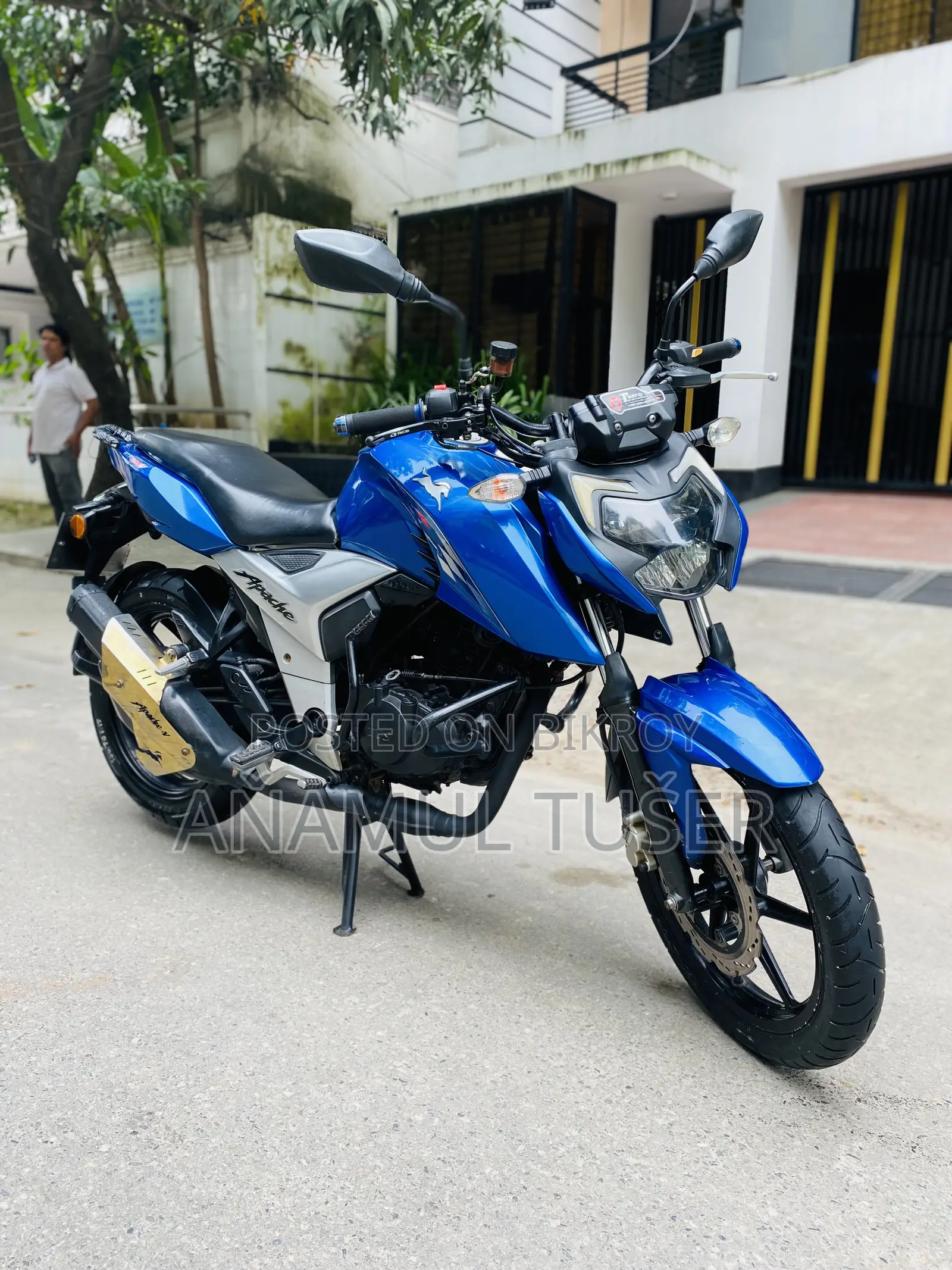 টিভিএস আপ্যাচি আরটিআর ১৬০ ৪ভি ২০২৬ ব্লু
