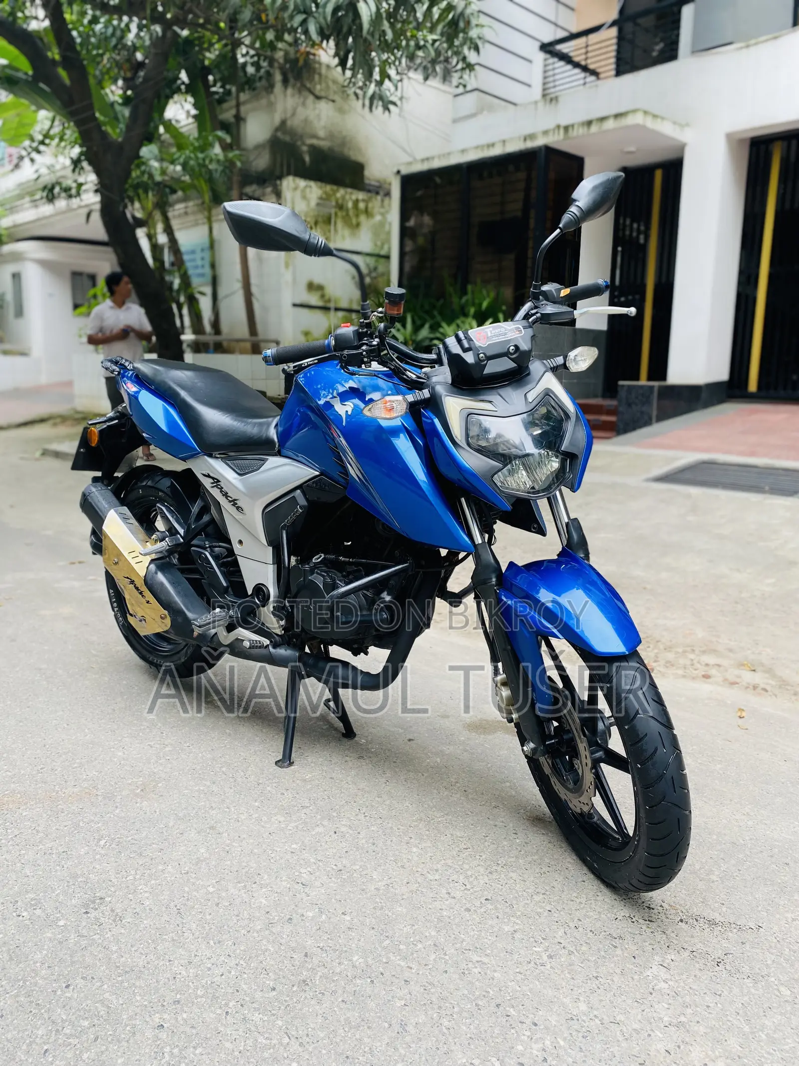 টিভিএস আপ্যাচি আরটিআর ১৬০ ৪ভি ২০২৬ ব্লু