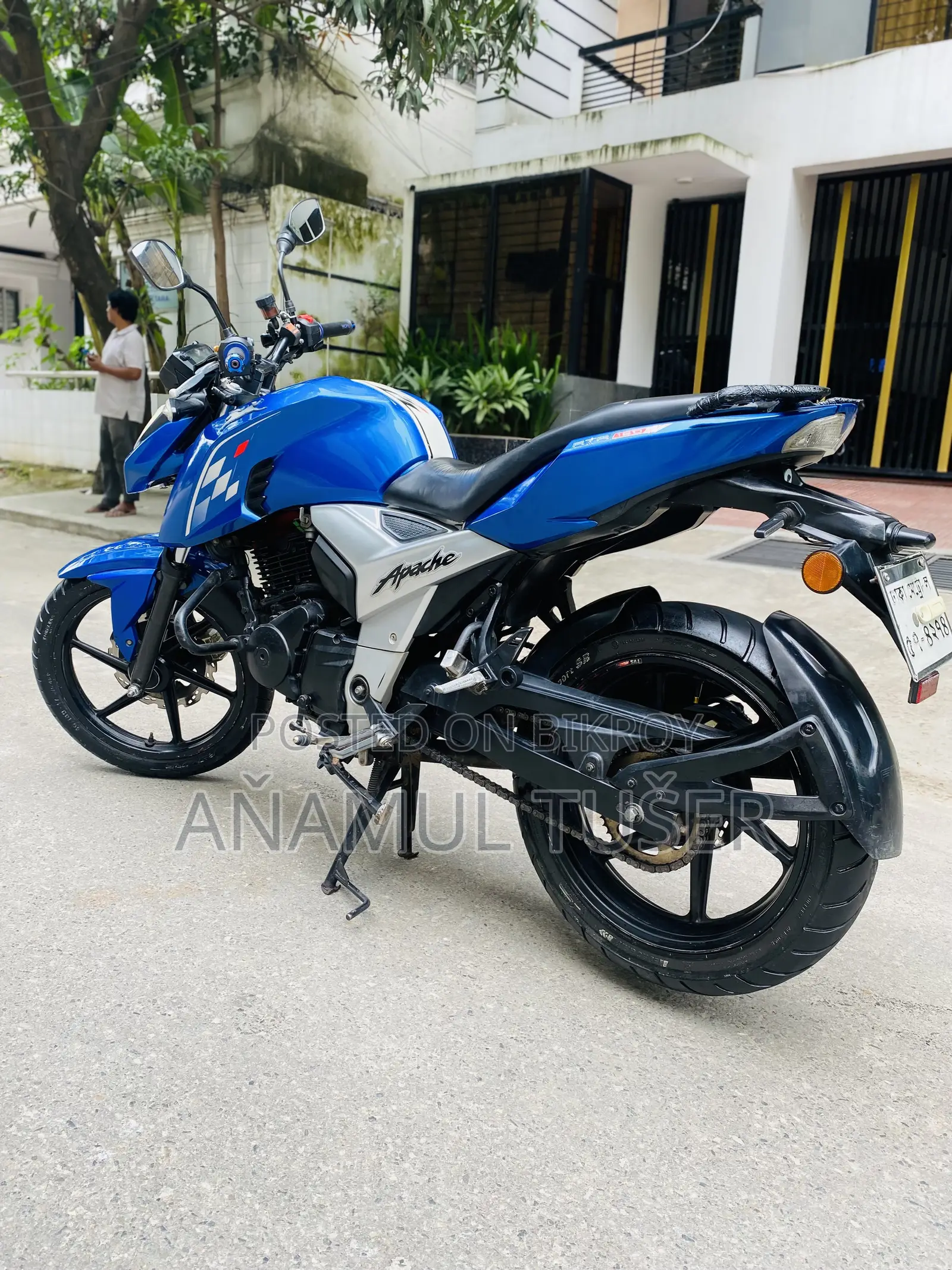 টিভিএস আপ্যাচি আরটিআর ১৬০ ৪ভি ২০২৬ ব্লু