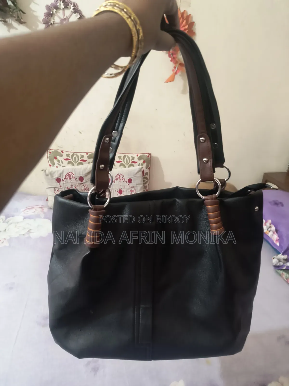 Handbag Black Color
