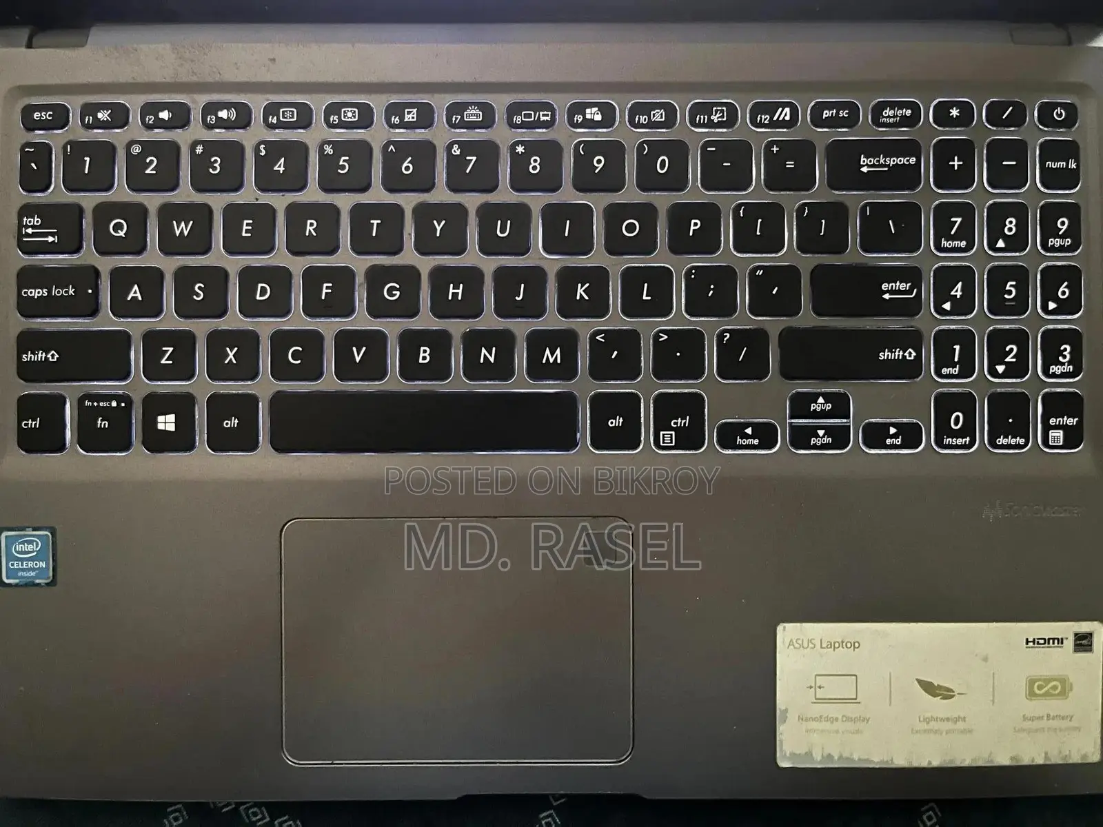 Laptop Asus VivoBook 15 X510UQ 4GB Intel Celeron HDD+SSD 1T