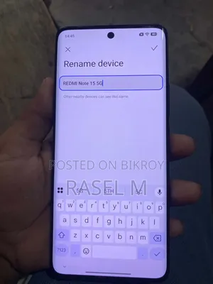 শাওমি রেডমি নোট ১৫ ২৫৬ জিবি ব্ল্যাক