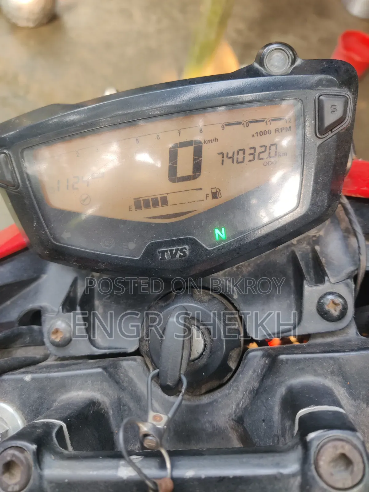 TVS Apache RTR 160 4V 2019 Red