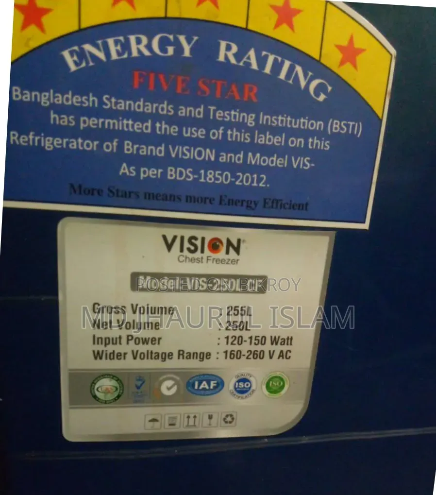Vision Fridge, taken 1 month ago. Will be sold due to financial problems