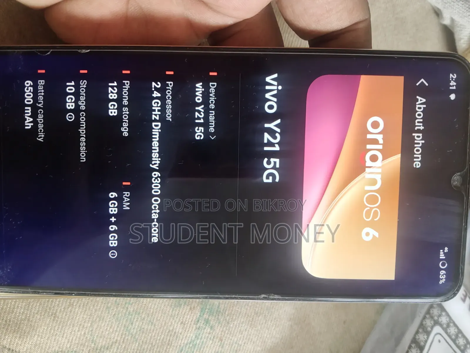 Vivo Y21 128 GB