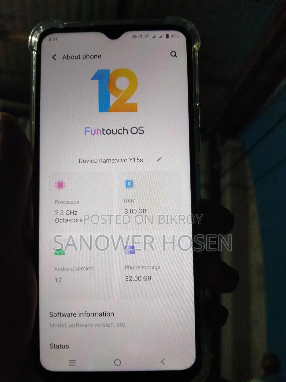 Vivo Y15S 32 GB Pink