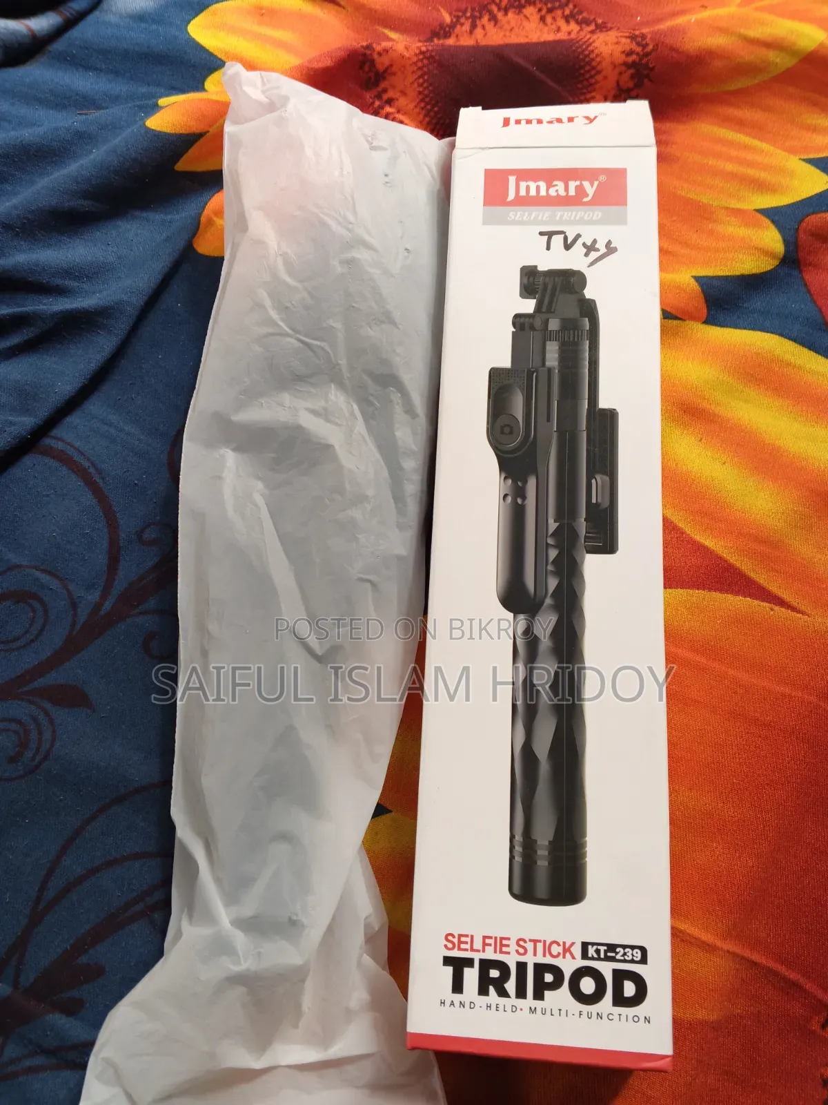 Jmary KT-239 Selfie Stick Tripod With Bluetooth Remote