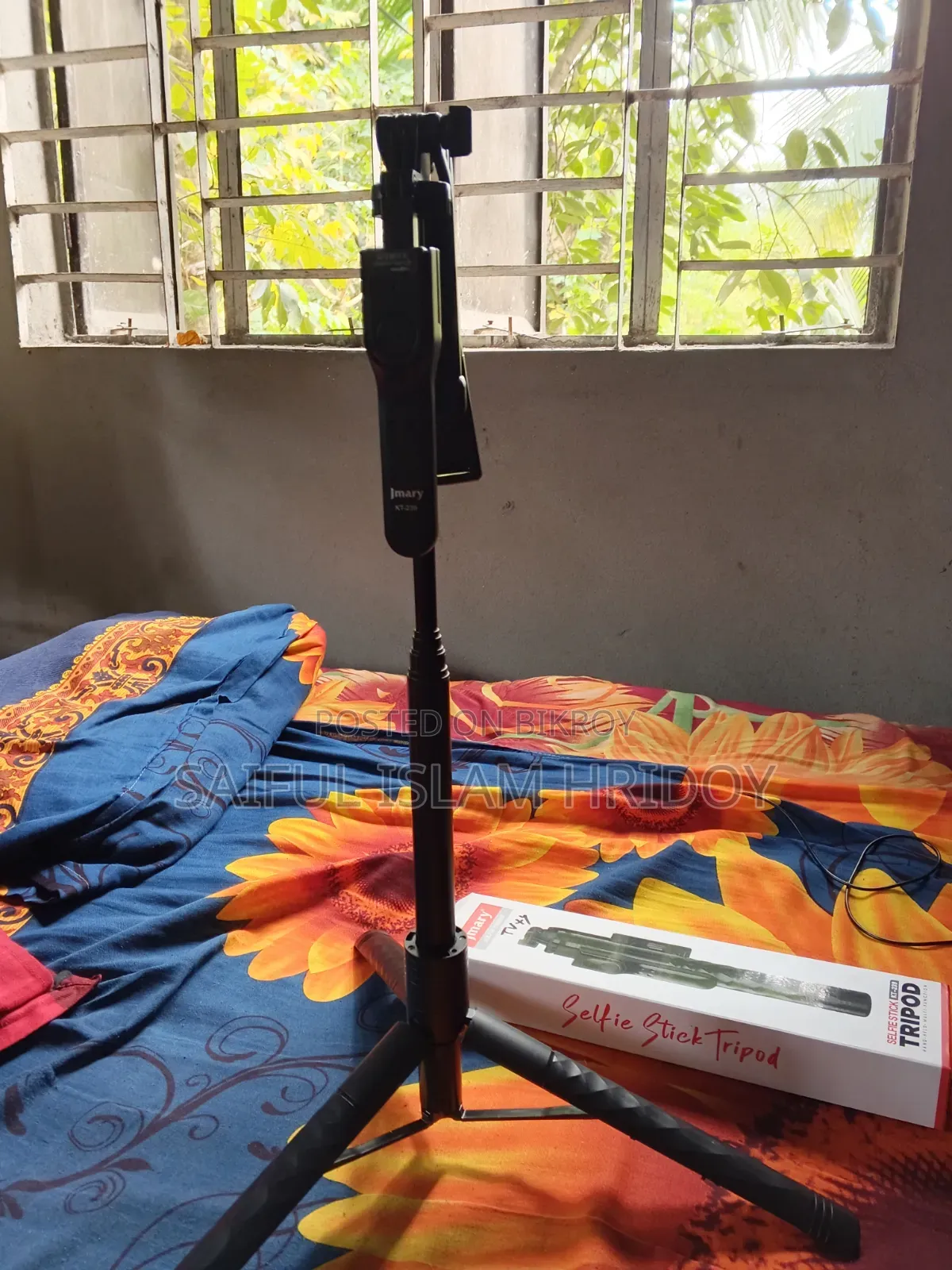 Jmary KT-239 Selfie Stick Tripod With Bluetooth Remote
