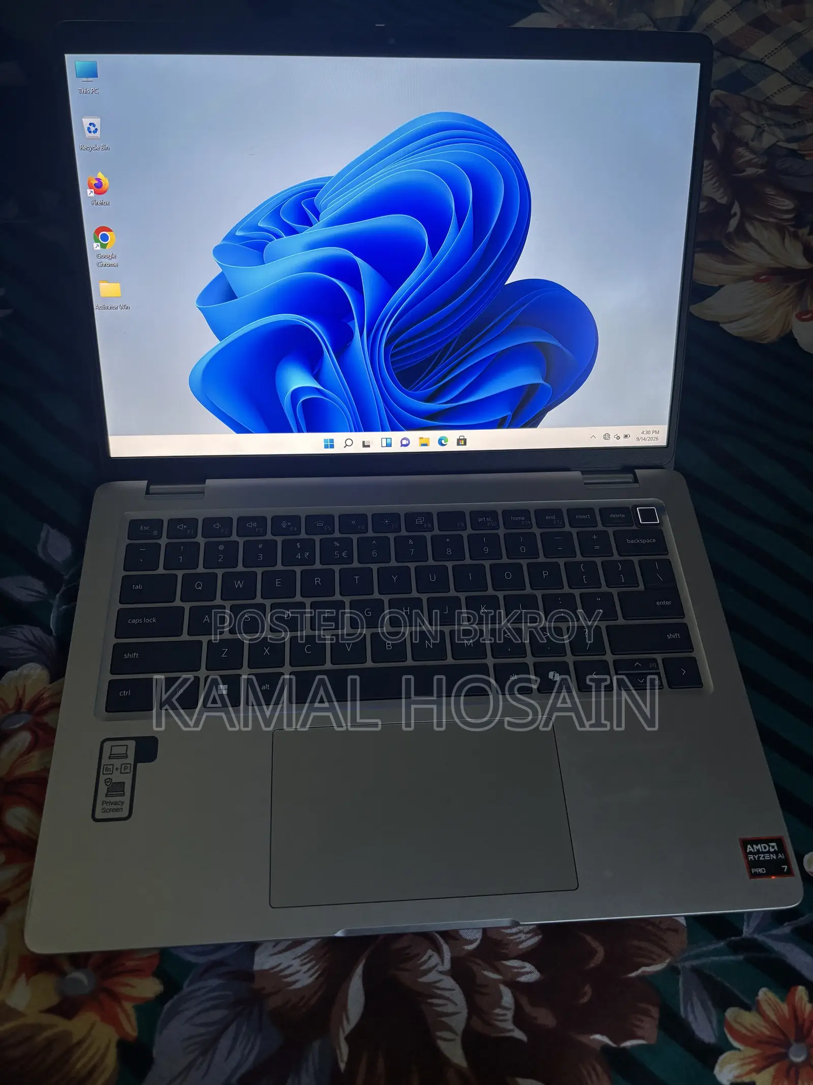 Laptop Dell Pro 14 32GB AMD Ryzen 7 eMMC 500GB