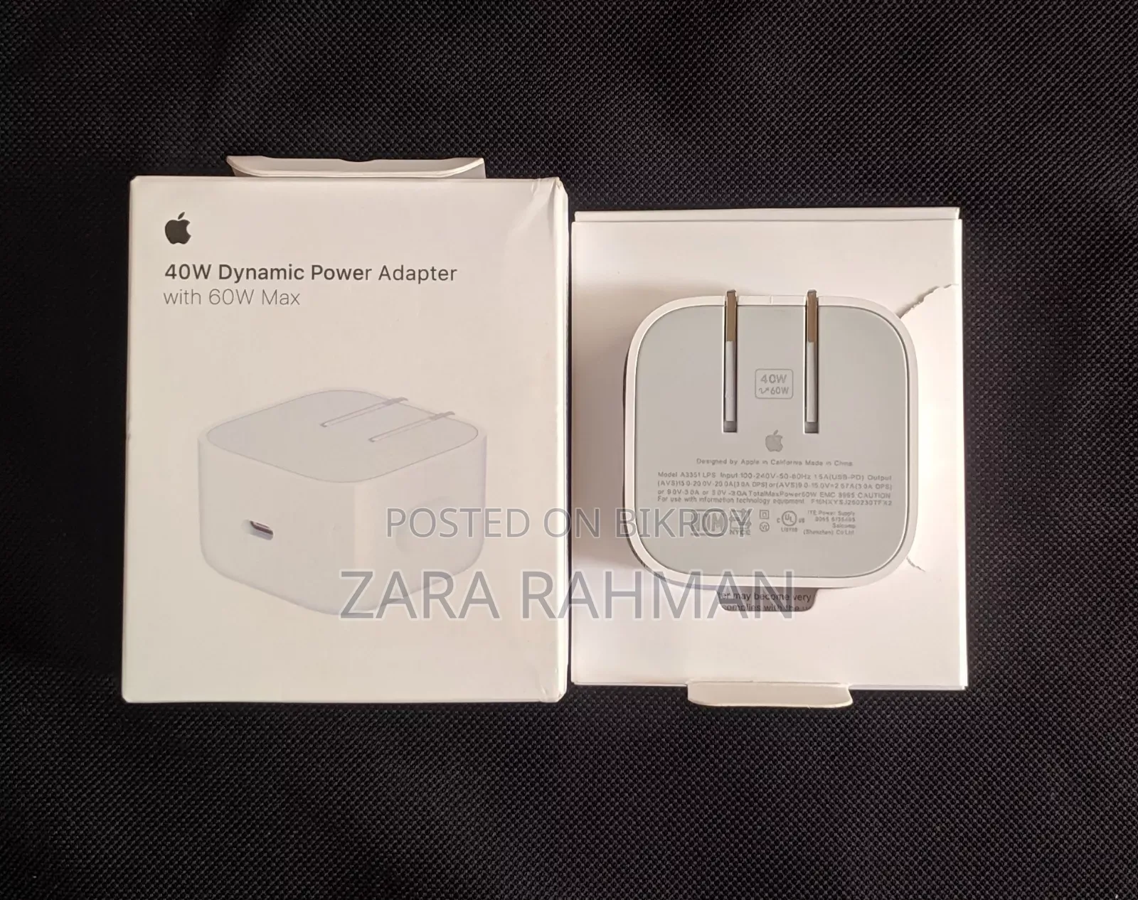 Original Apple iPhone 40w Dynamic Adapter With 60w Max