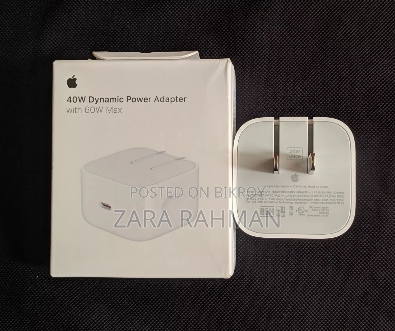 Original Apple iPhone 40w Dynamic Adapter With 60w Max