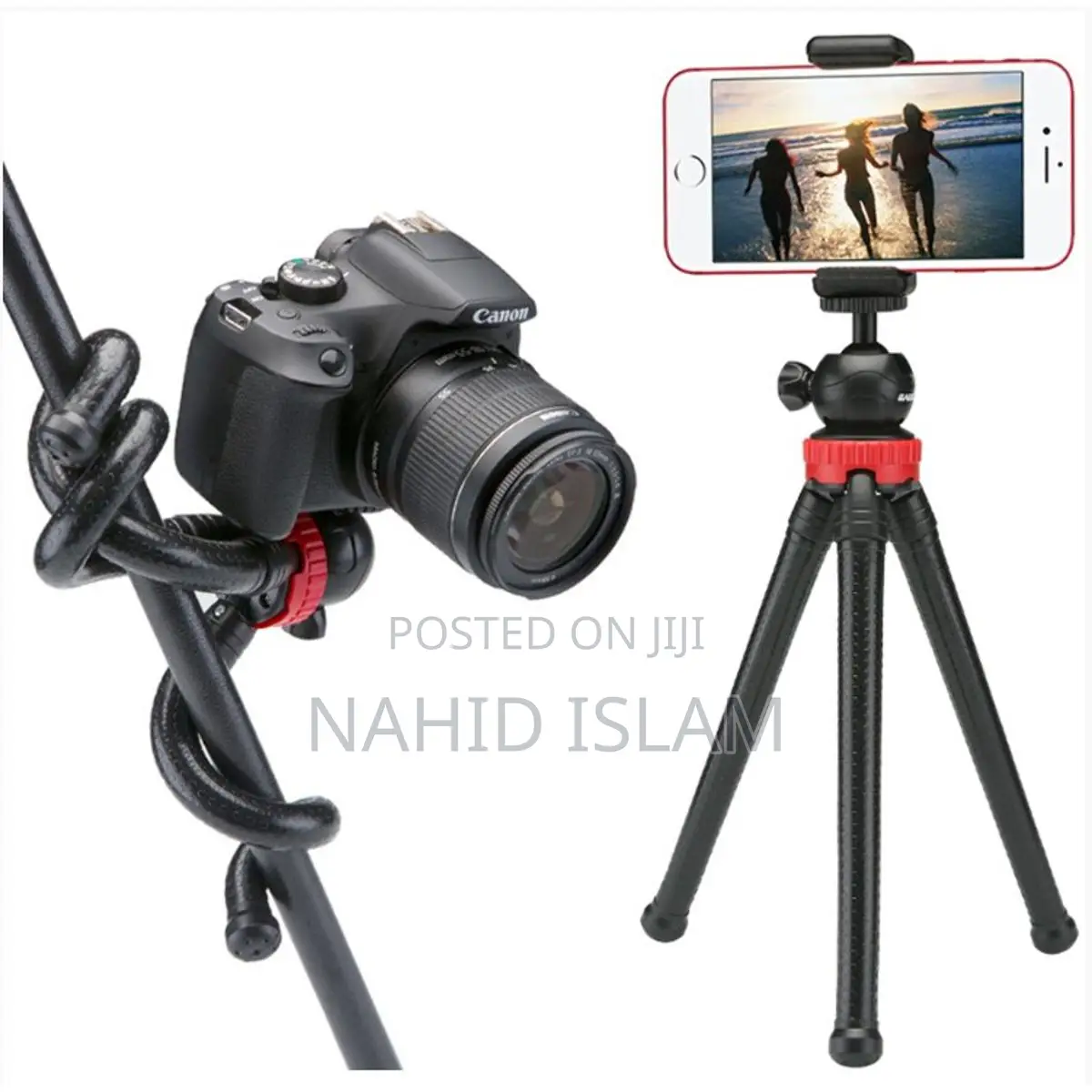 Combo! Octopus Tripod With Ball Head- Best for DSLR or Smart