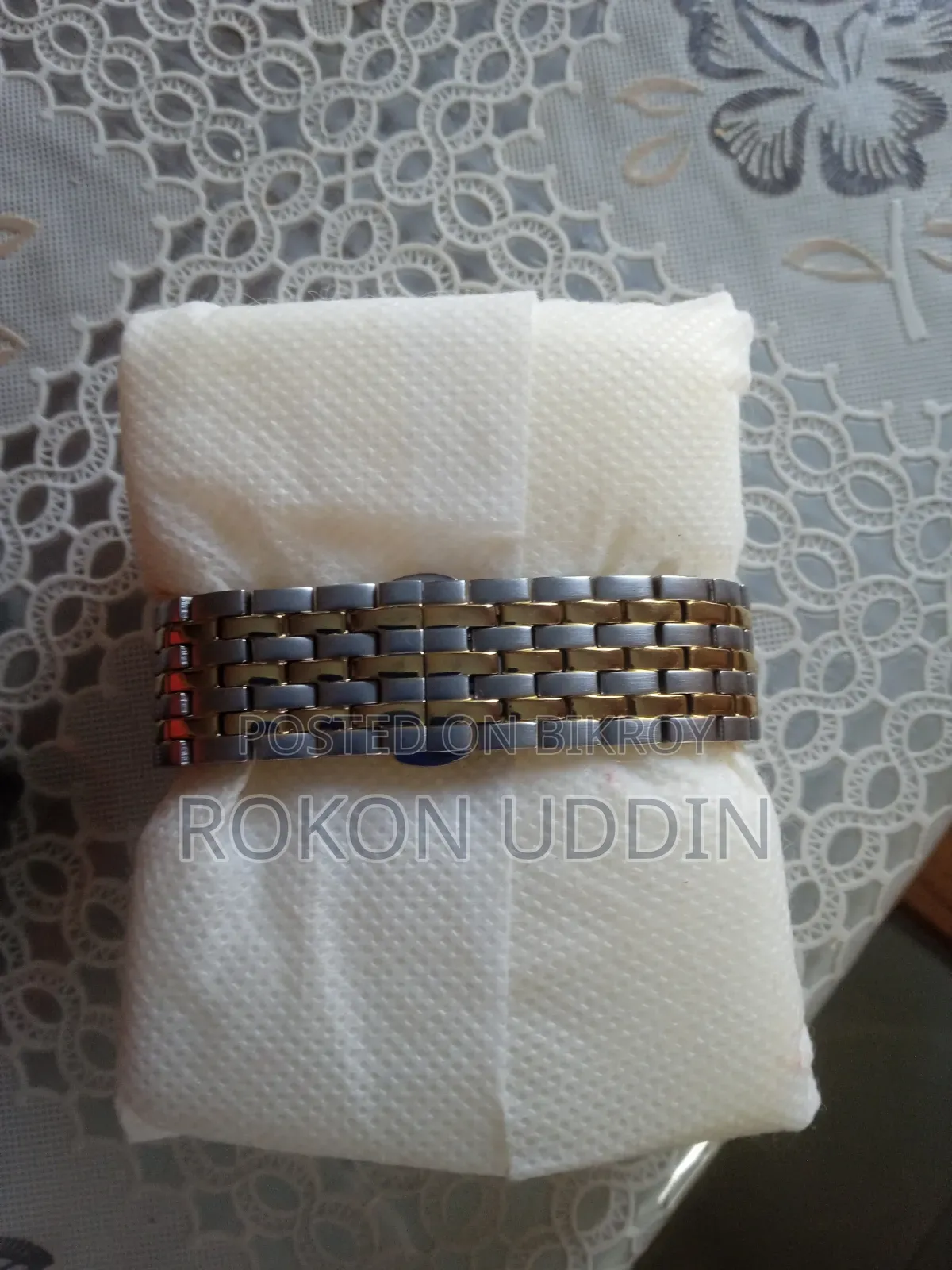 ওমেগা টু কালার রিস্ট ওয়াচ