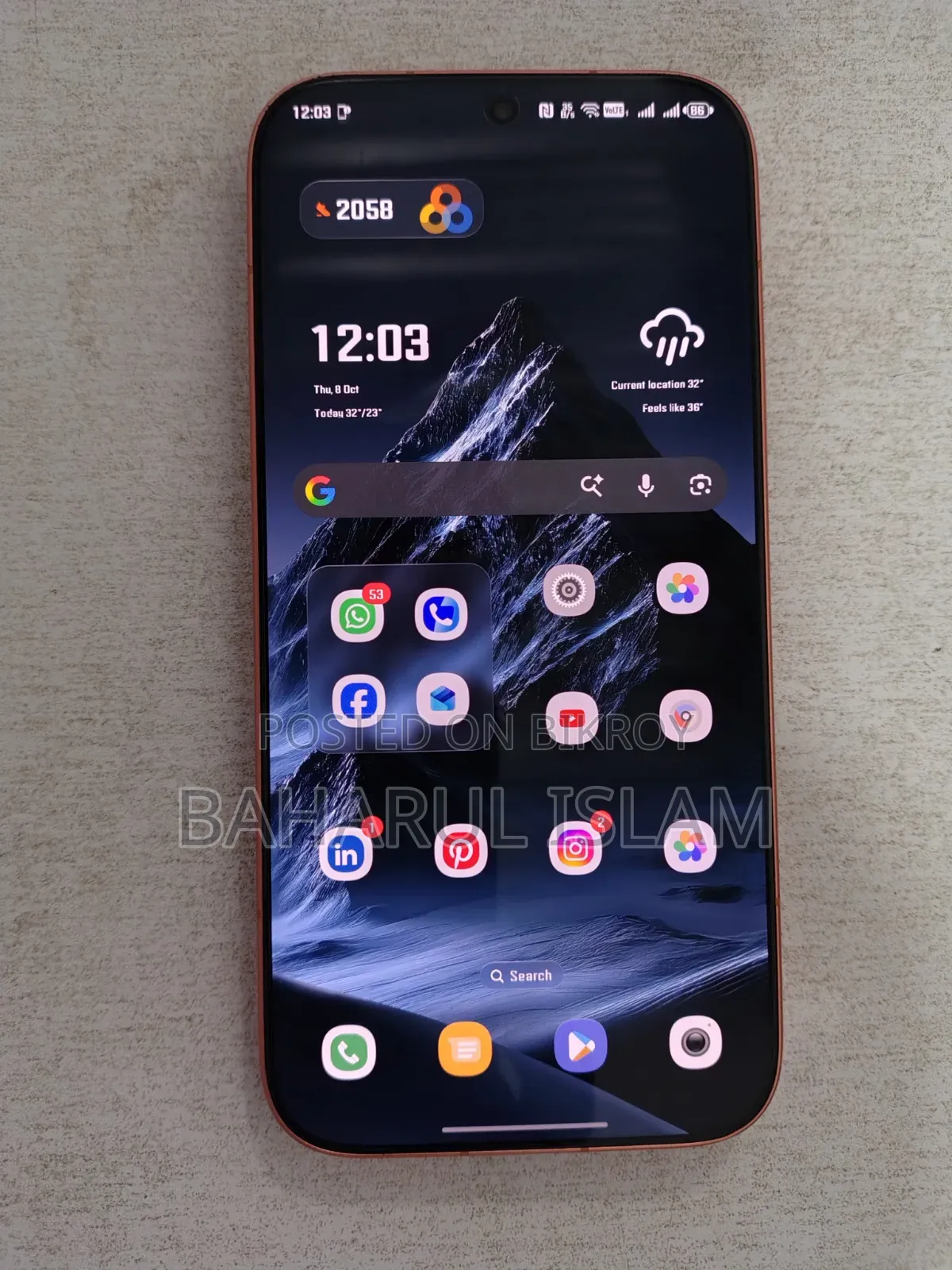 Honor 600 256 GB Orange