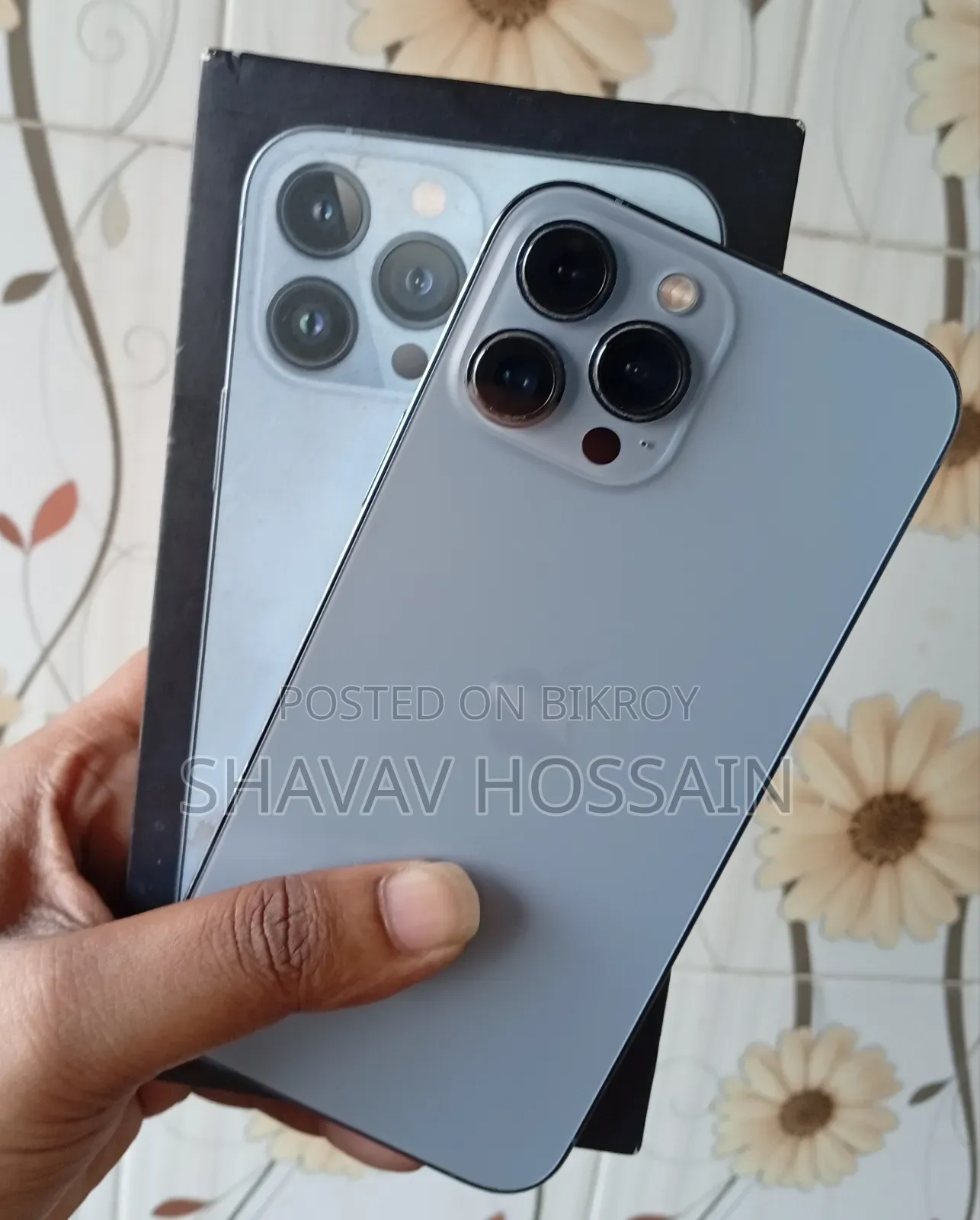 অ্যাপল আইফোন ১৩ প্রো ম্যাক্স ২৫৬ জিবি ব্লু