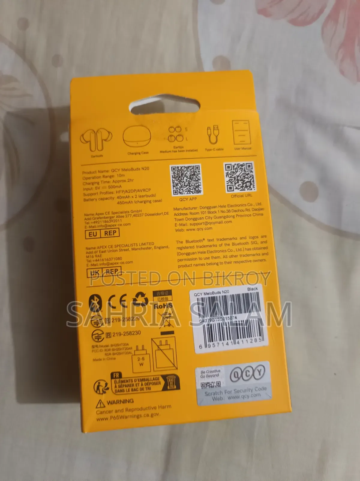 QCY MeloBuds N20 ANC Wireless Earbuds