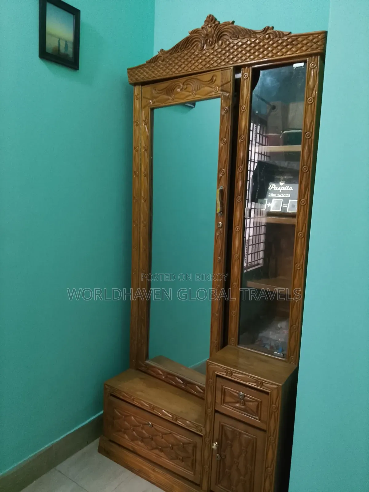 Original Teak Wood Dressing Table Used Only for 3 Months