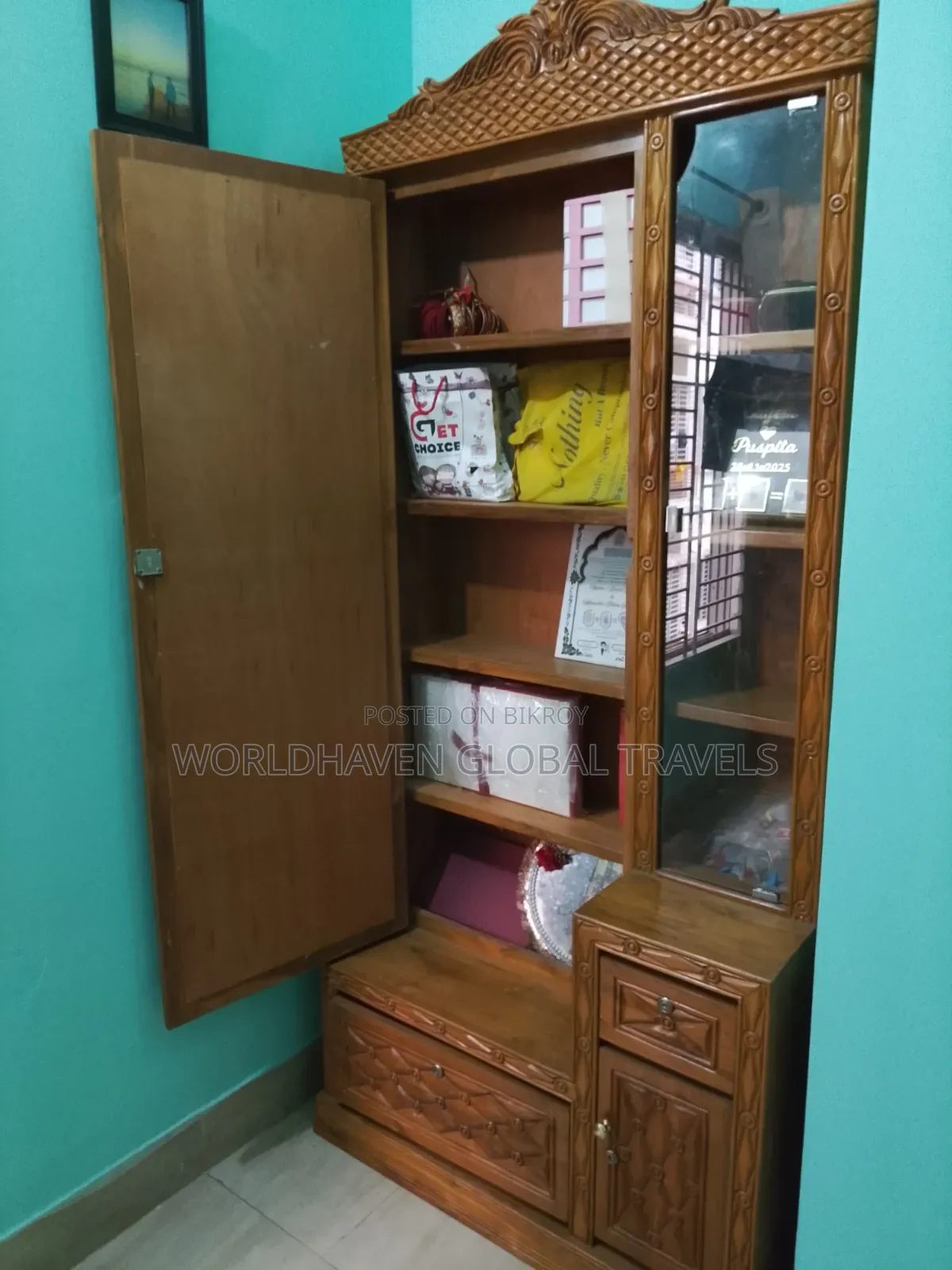 Original Teak Wood Dressing Table Used Only for 3 Months