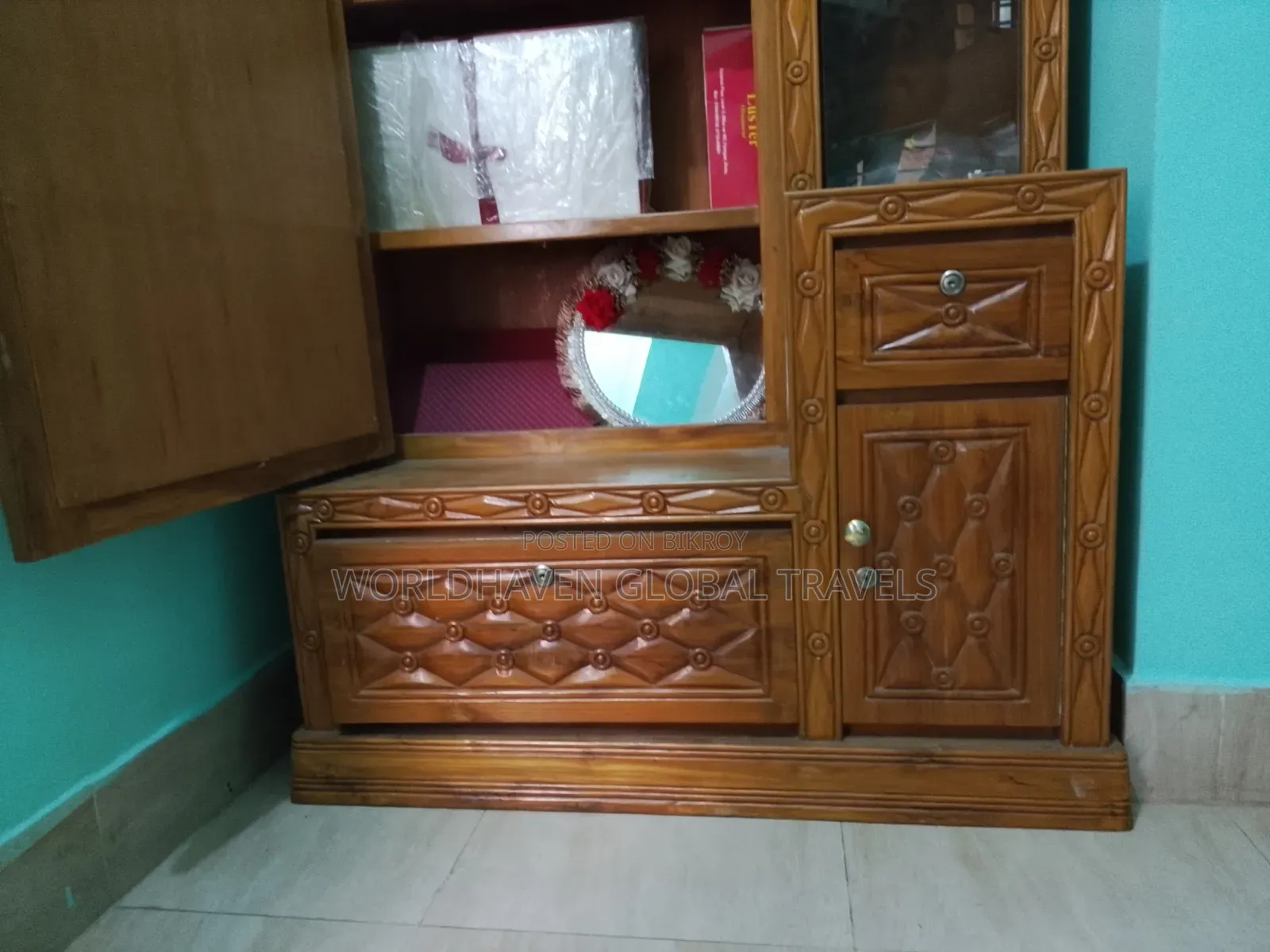 Original Teak Wood Dressing Table Used Only for 3 Months