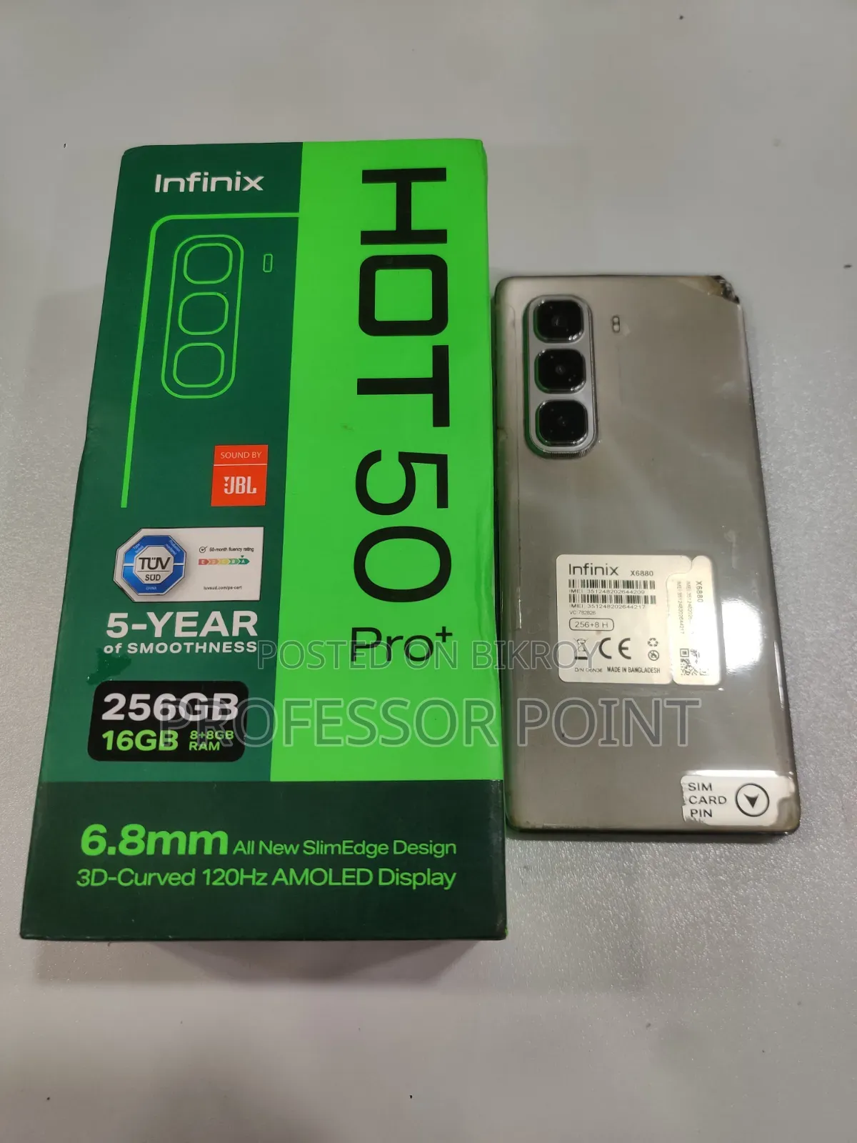 Infinix Hot 50 Pro+ 4G 256 GB Gray