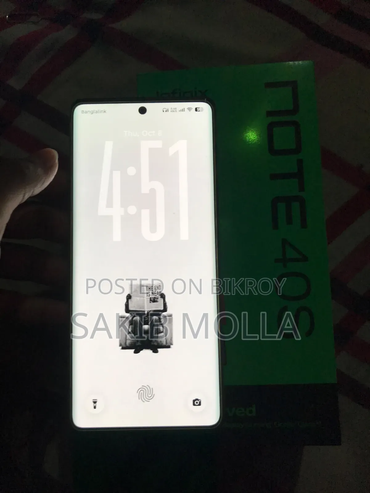 ইনফিনিক্স নোট ৪০এস ২৫৬ জিবি গ্রে