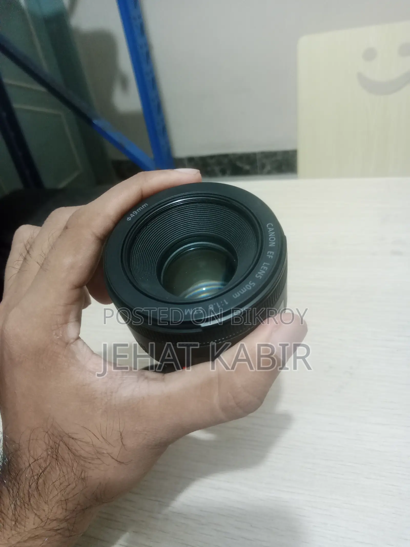 Canon 50 mm 1.8 Lens + Variable ND Filter