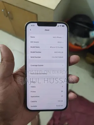 অ্যাপল আইফোন ১২ প্রো ম্যাক্স ১২৮ জিবি রোজ গোল্ড