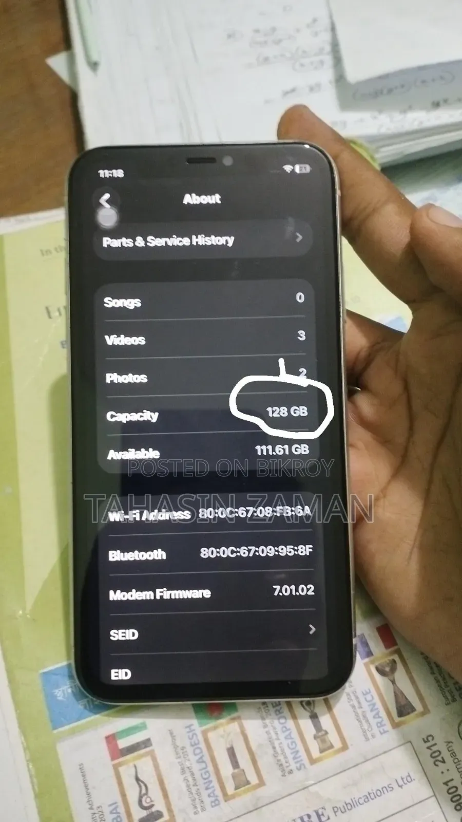 Apple iPhone 11 128 GB White