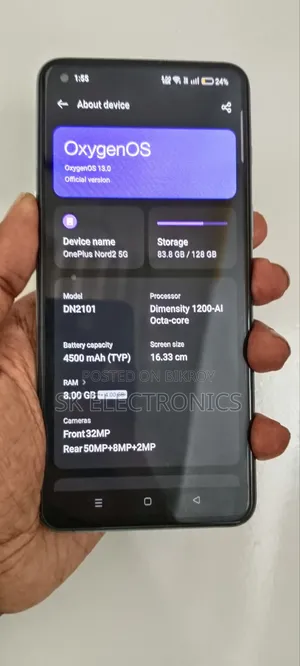 OnePlus Nord 128 GB Blue