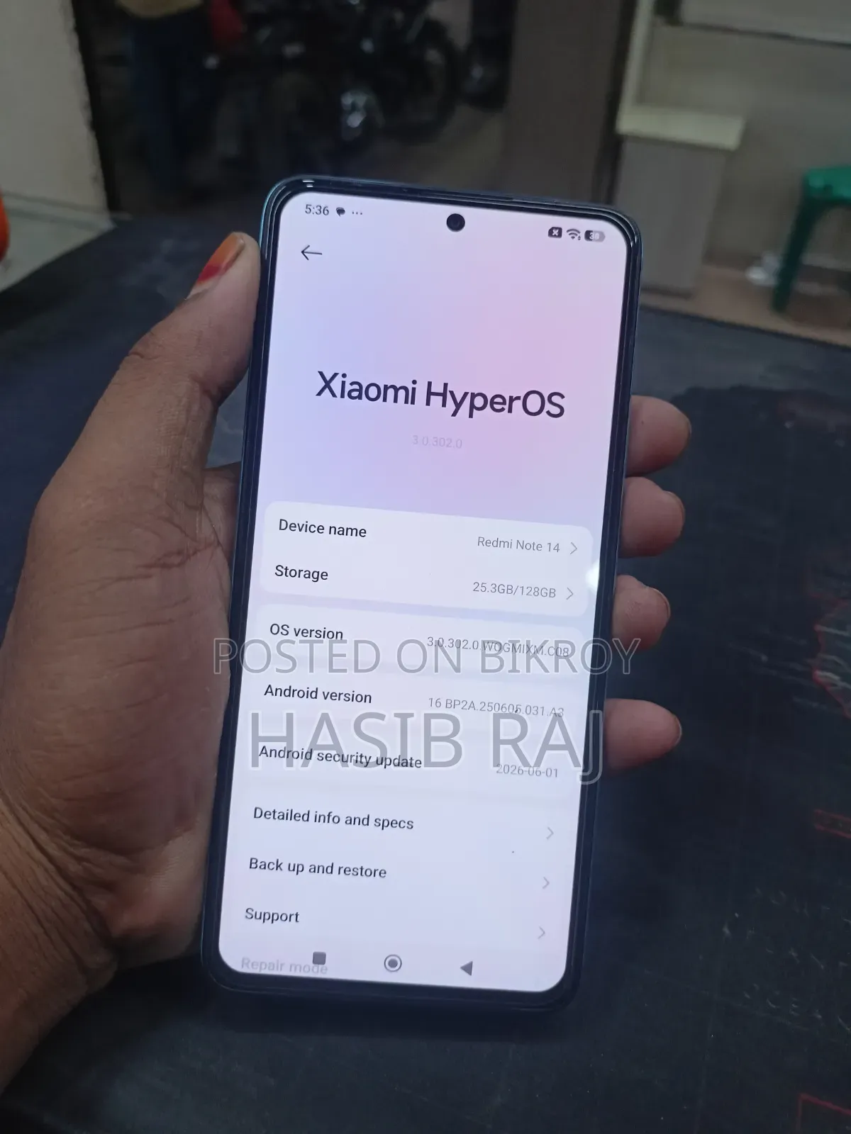 Xiaomi Redmi Note 14 4G 128 GB Blue