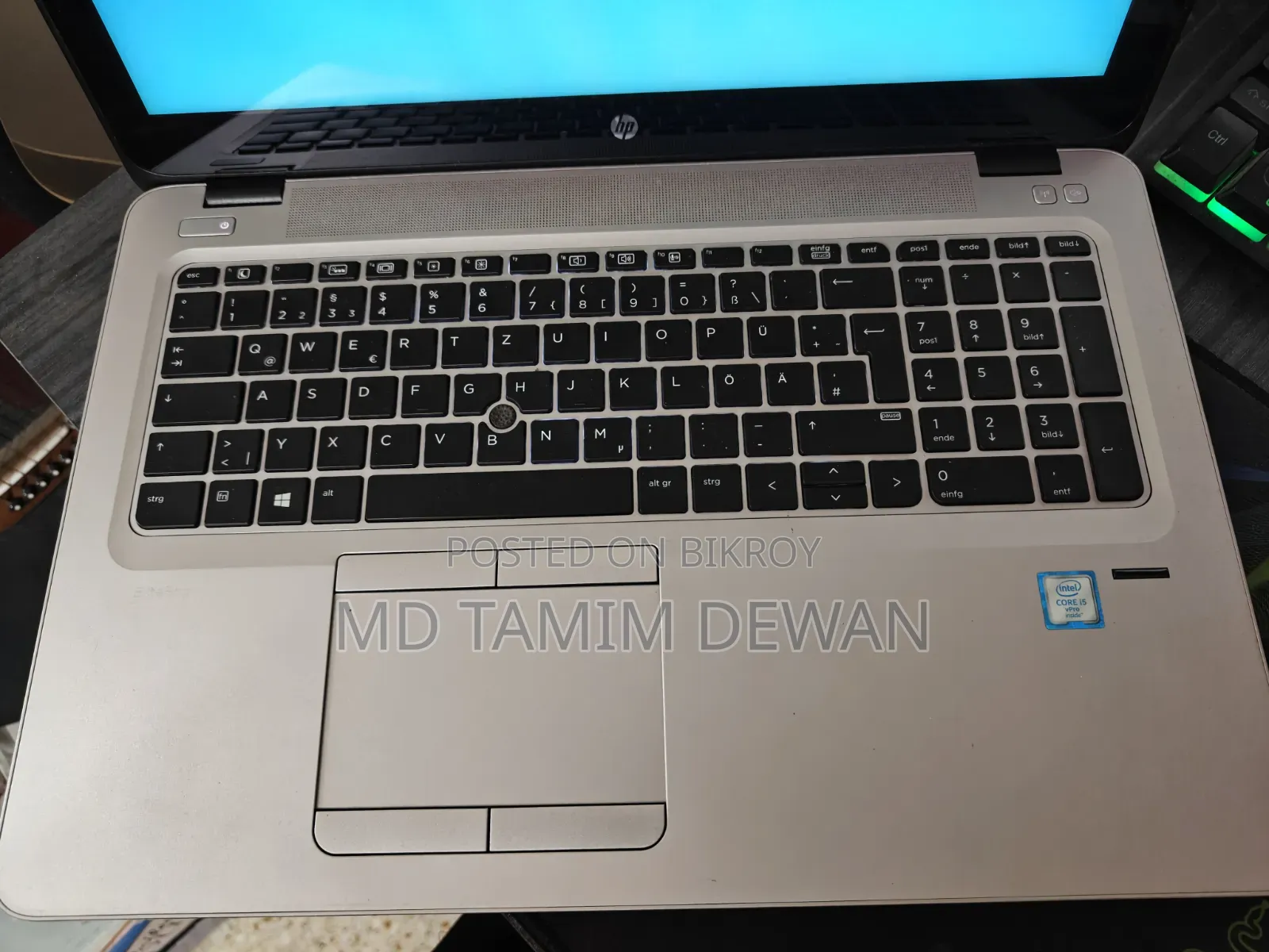 Laptop HP EliteBook 850 G4 8GB Intel Core i5 SSD 256GB