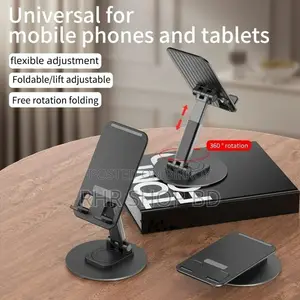 Adjustable & Foldable Phone/Tablet Holder | 360 Degree Metal Mobile