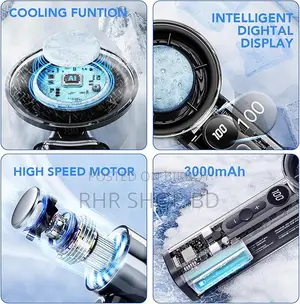 FAN-X05 High Speed Cooling Fan, Transparent Shell Design, Digital