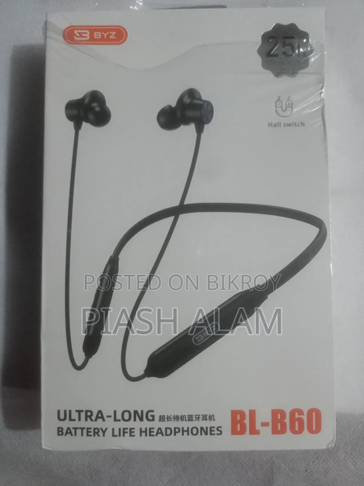 BYZ Brand BL-60 Neckband Headphones