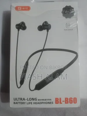 BYZ Brand BL-60 Neckband Headphones