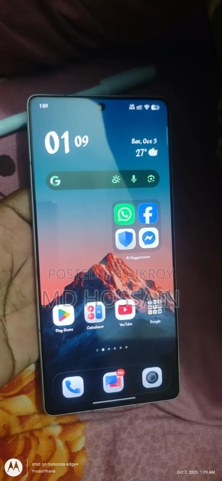 Infinix Note 50 Pro 256 GB Silver