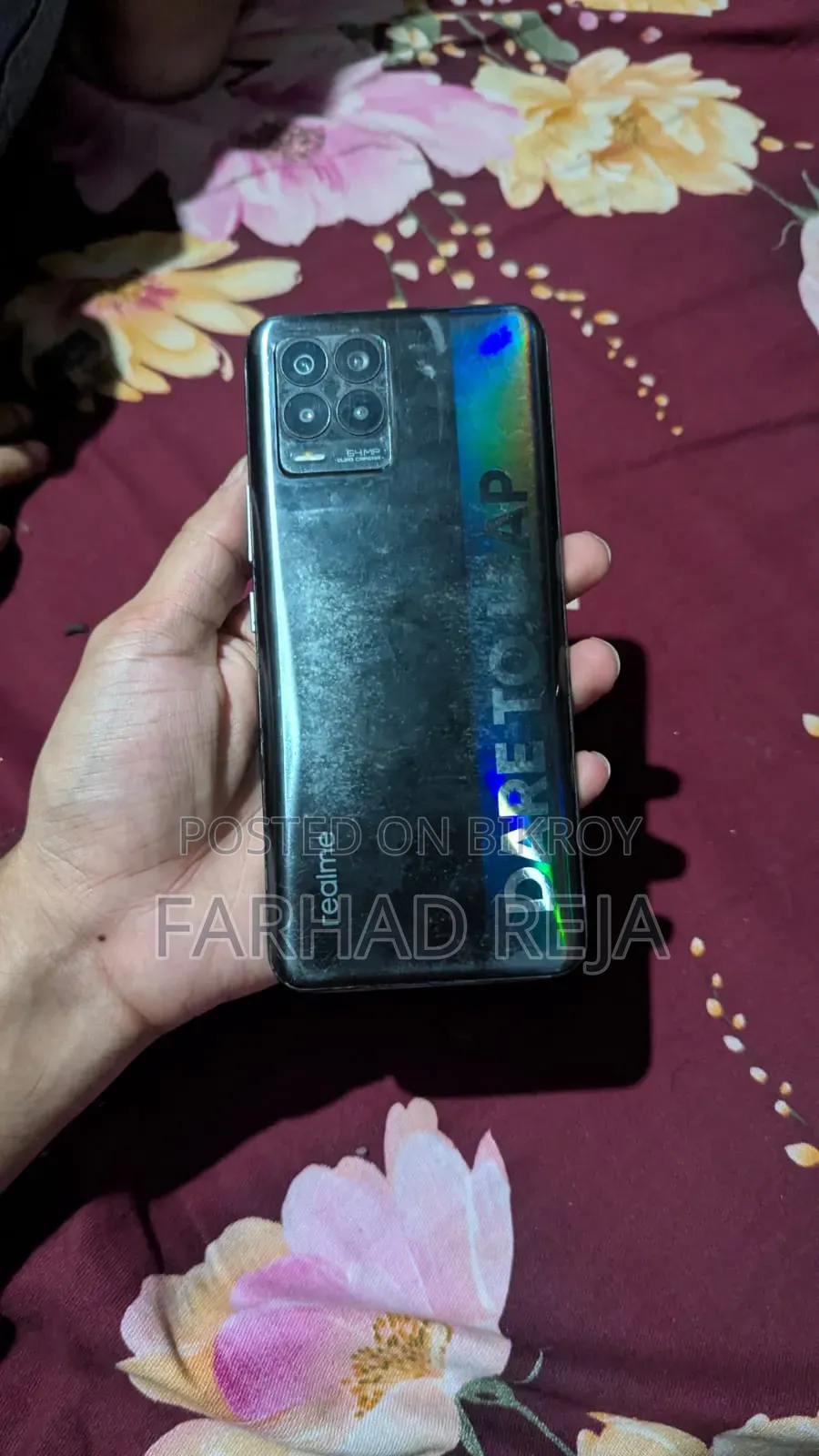 রিয়েলমি ৮ ৫জি ১২৮ জিবি কালো