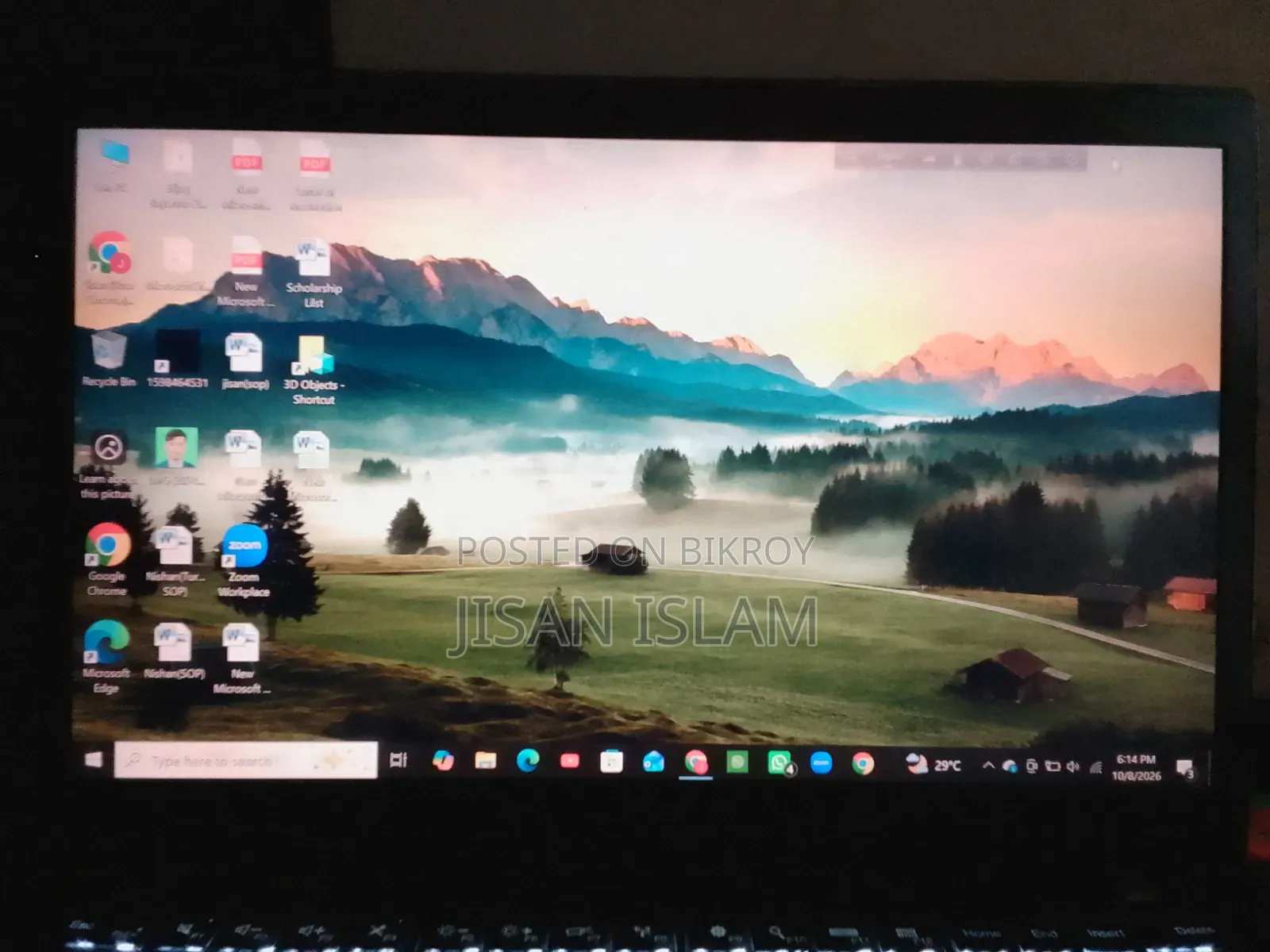 Laptop Lenovo ThinkPad X260 8GB Intel Core i5 HDD+SSD 256GB