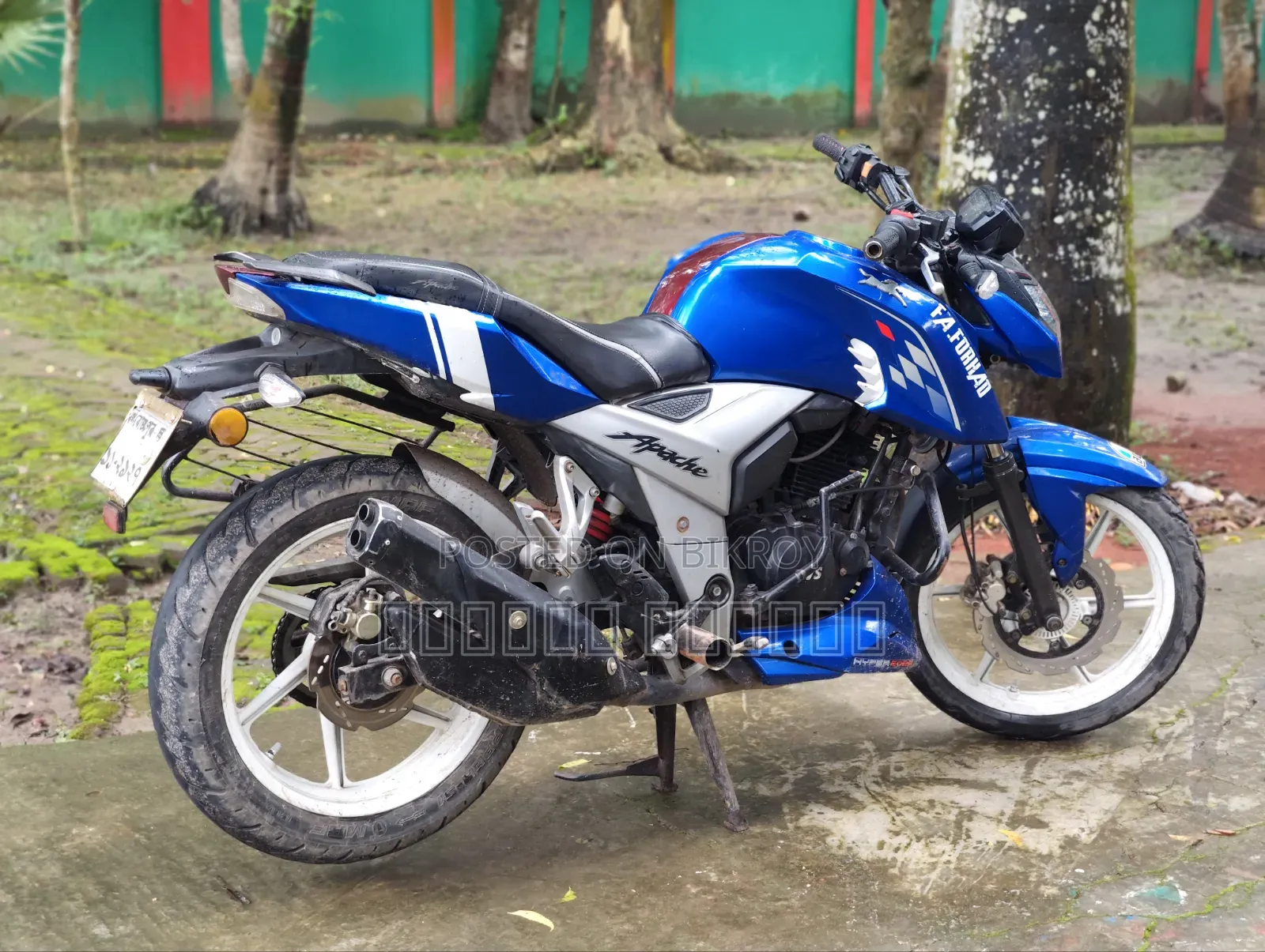 TVS Apache RTR 160 4V 2022 Blue
