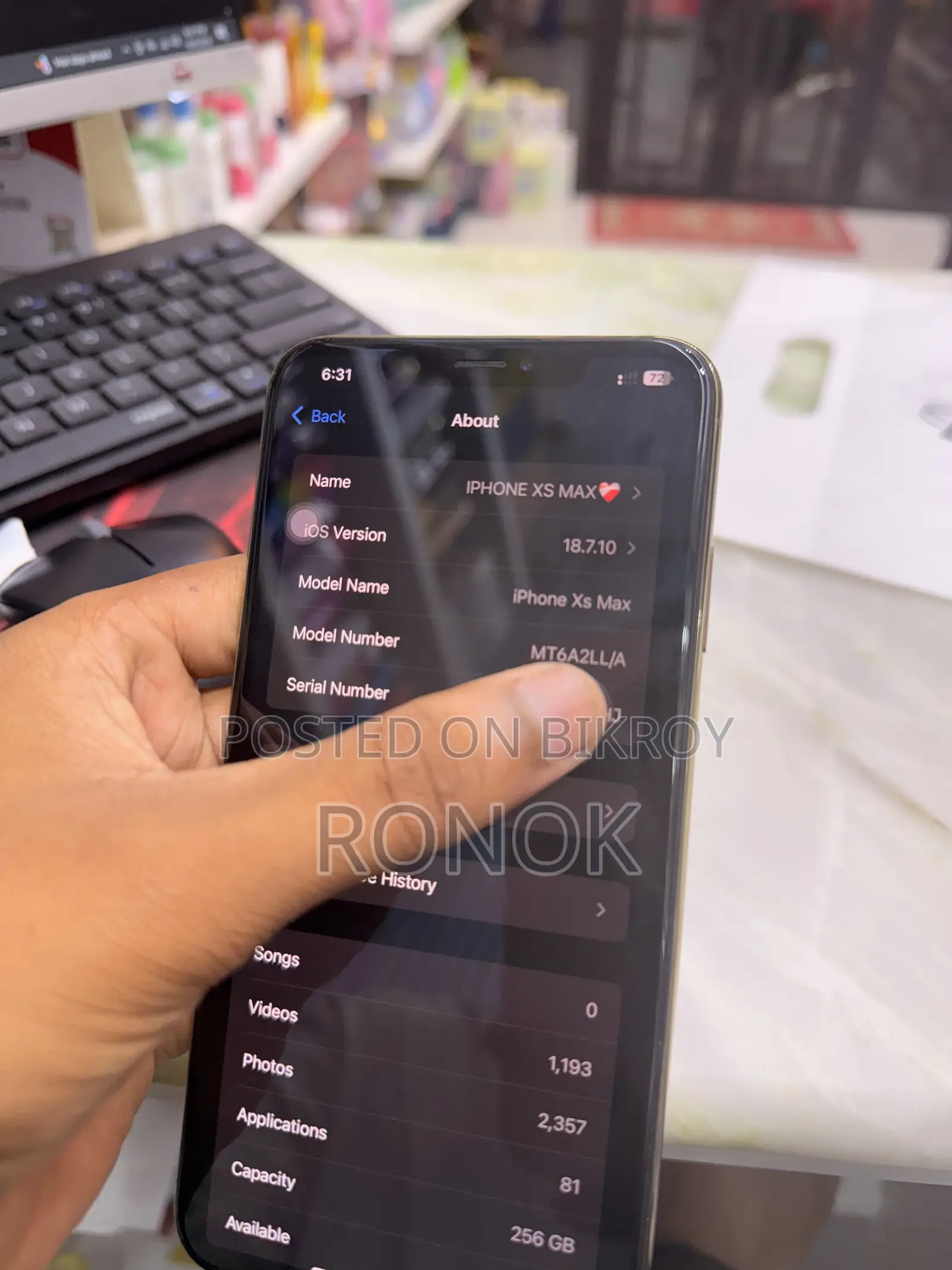Apple iPhone XS Max 256 GB Rose Gold
