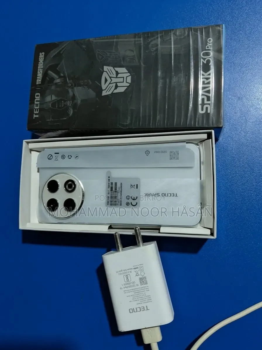 টেকনো স্পার্ক ৩০ প্রো ১২৮ জিবি রূপালী