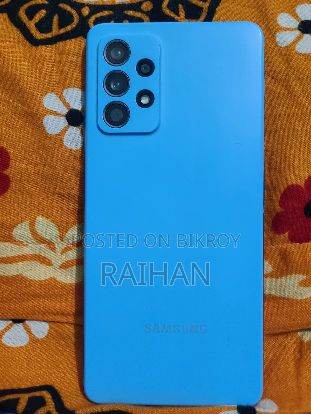 স্যামসাং গ্যালাক্সি এ৫২ ১২৮ জিবি সবুজ